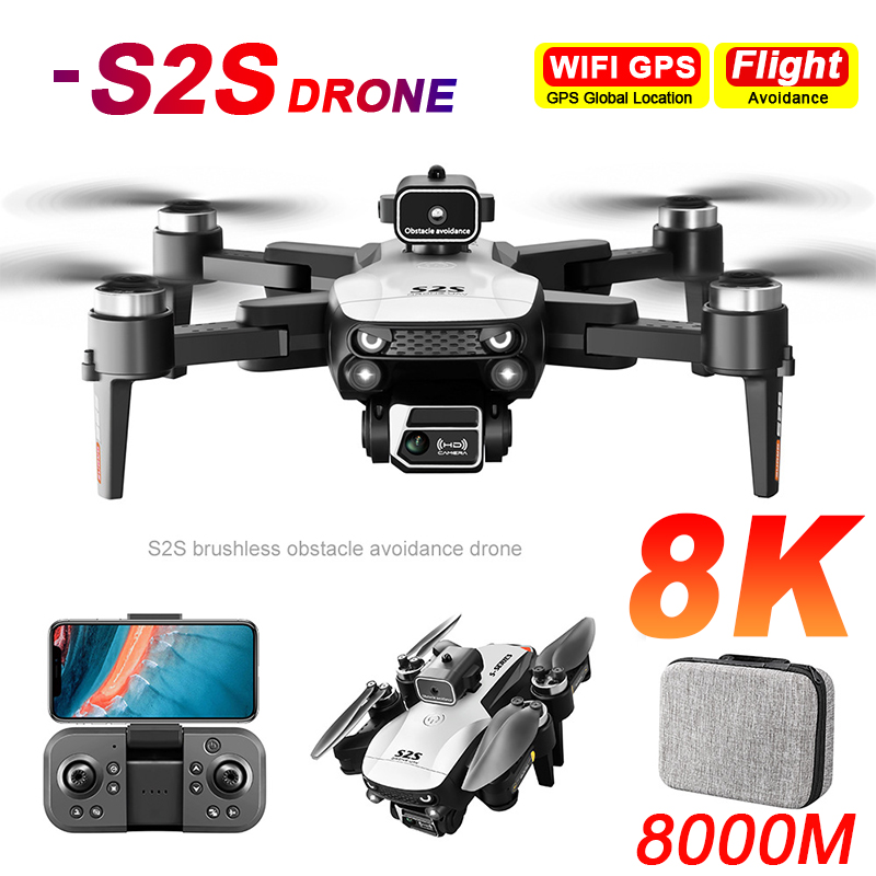 New Gadgets Electronic - Nuovo S2S Drone 8K Professionale HD