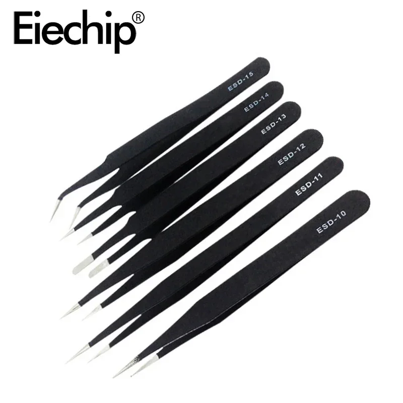 Electronics Repair Gadgets - 1 pz pinzette antistatiche ESD strumenti